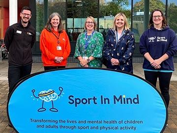 Group of people at Sport In Mind Charity