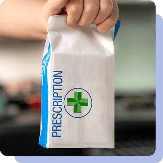 Prescription bag of medication